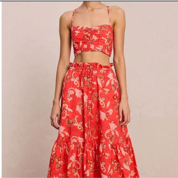 A.L.C. Arit Floral Cotton Crop Top NWT $297 - Picture 1 of 7